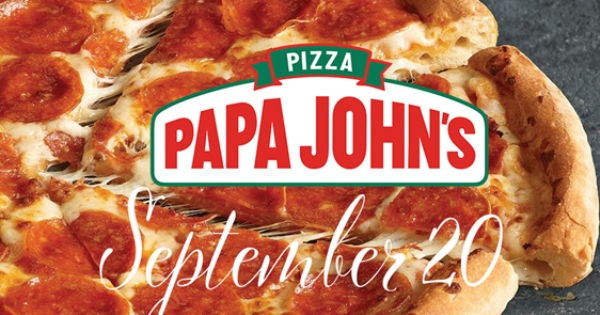 Papa John's Pizza Day, Sept. 20