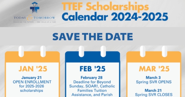 2025-2026 Scholarship Timeline 